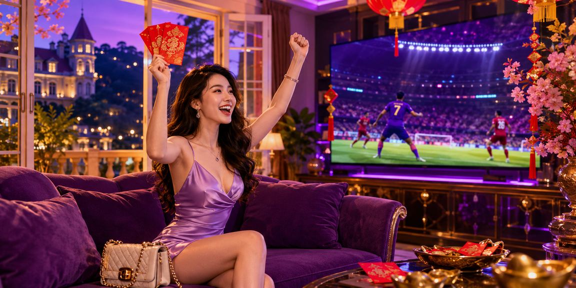 Người theo dõi cá cược thể thao tại lễ hội đèn lồng Đà Lạt trên điện thoại